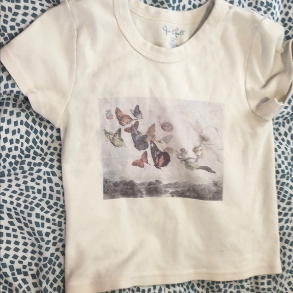 BRANDY MELVILLE JOHN GALT BUTTERFLY SHIRT